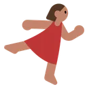 Woman Dancing: Medium Skin Tone