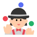 Woman Juggling: Light Skin Tone