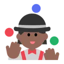 Woman Juggling: Medium-Dark Skin Tone