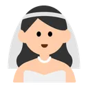 베일을 쓴 여성: 밝은 피부 톤