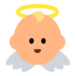 Baby Angel: Medium-Light Skin Tone — Toss Face
