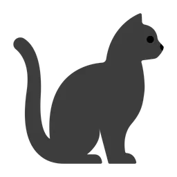Black Cat — Toss Face