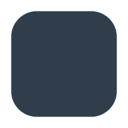 Black Large Square — Toss Face