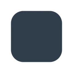 Black Medium Square — Toss Face