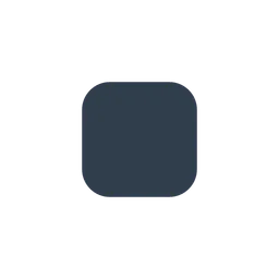 Black Small Square — Toss Face