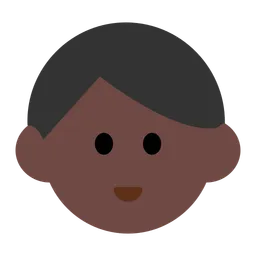 Boy: Dark Skin Tone — Toss Face