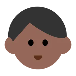 Boy: Medium-Dark Skin Tone — Toss Face
