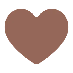 Brown Heart — Toss Face