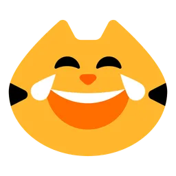 Cat Face with Tears of Joy — Toss Face