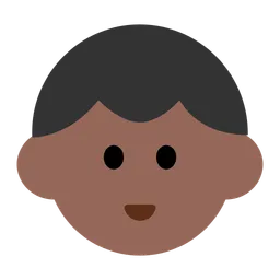 Child: Medium-Dark Skin Tone — Toss Face