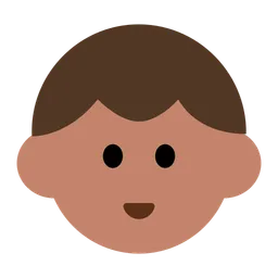 Child: Medium Skin Tone — Toss Face