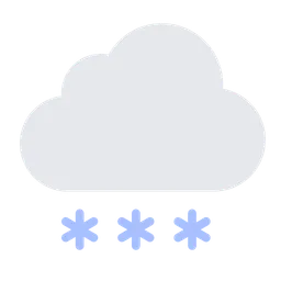 Cloud with Snow — Toss Face