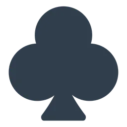 Black Club Suit — Toss Face