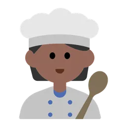 Cook: Medium-Dark Skin Tone — Toss Face