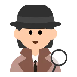 Detective: Light Skin Tone — Toss Face