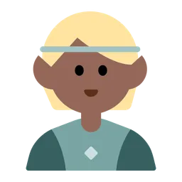 Elf: Medium-Dark Skin Tone — Toss Face