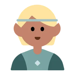 Elf: Medium Skin Tone — Toss Face