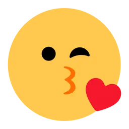 Face Throwing a Kiss — Toss Face