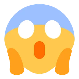 Face Screaming in Fear — Toss Face