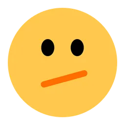 Face with Diagonal Mouth — Toss Face