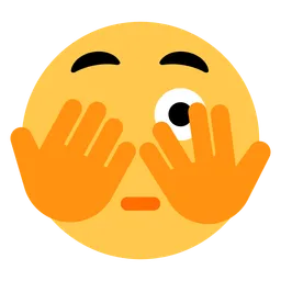 Face with Peeking Eye — Toss Face