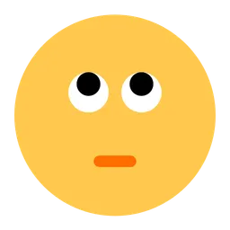 Face with Rolling Eyes — Toss Face