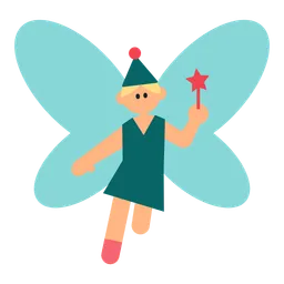 Fairy: Medium-Light Skin Tone — Toss Face