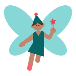 Fairy: Medium Skin Tone — Toss Face
