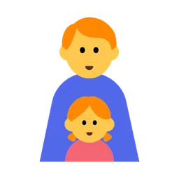 Family: Man, Girl — Toss Face