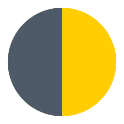 First Quarter Moon Symbol — Toss Face