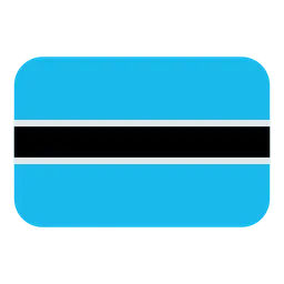Flag: Botswana — Toss Face