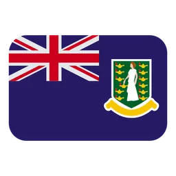 Flag: British Virgin Islands — Toss Face