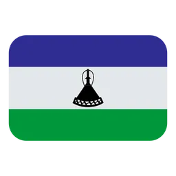 Flag: Lesotho — Toss Face