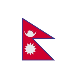 Flag: Nepal — Toss Face