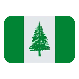 Flag: Norfolk Island — Toss Face