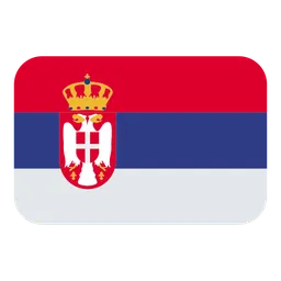 Flag: Serbia — Toss Face