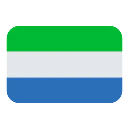 Flag: Sierra Leone — Toss Face