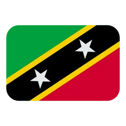 Flag: St. Kitts & Nevis — Toss Face