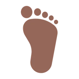 Foot: Medium-Dark Skin Tone — Toss Face