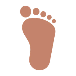 Foot: Medium Skin Tone — Toss Face