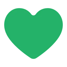 Green Heart — Toss Face