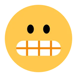 Grimacing Face — Toss Face