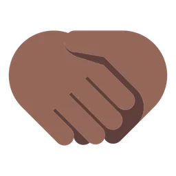 Handshake: Medium-Dark Skin Tone — Toss Face