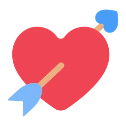 Heart with Arrow — Toss Face
