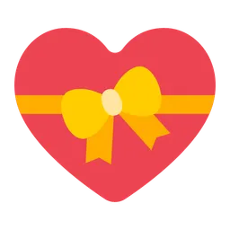 Heart with Ribbon — Toss Face