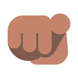 Index Pointing at the Viewer: Medium Skin Tone — Toss Face