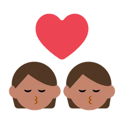 Kiss: Medium Skin Tone — Toss Face