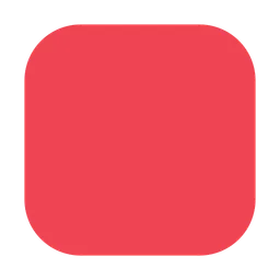 Large Red Square — Toss Face