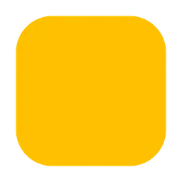 Large Yellow Square — Toss Face