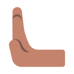 Leftwards Pushing Hand: Medium Skin Tone — Toss Face